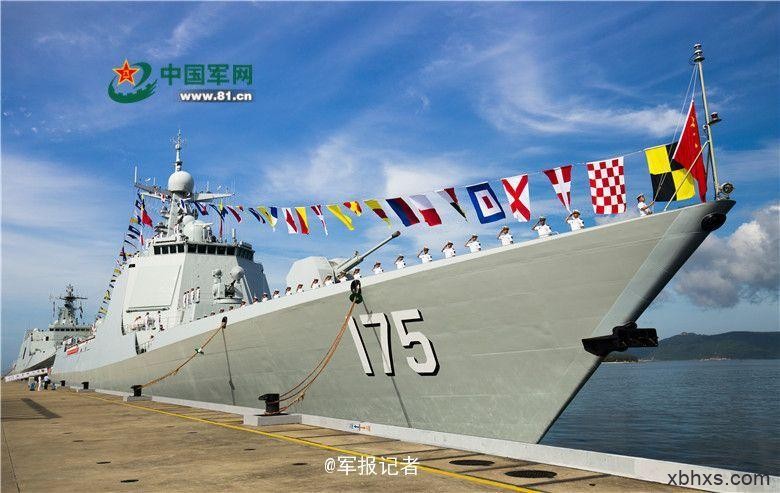 中国历代驱逐舰下水照 052D最先进仪式最简单