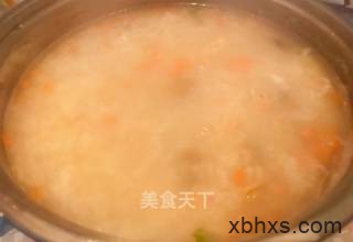 扇贝茼蒿胡萝卜米粥最正宗的做法 家常扇贝茼蒿胡萝卜米粥的做法