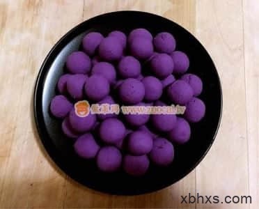紫薯糯米小汤圆的做法